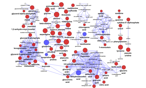 seed anaerobic stress - Chemical Similarity Network
